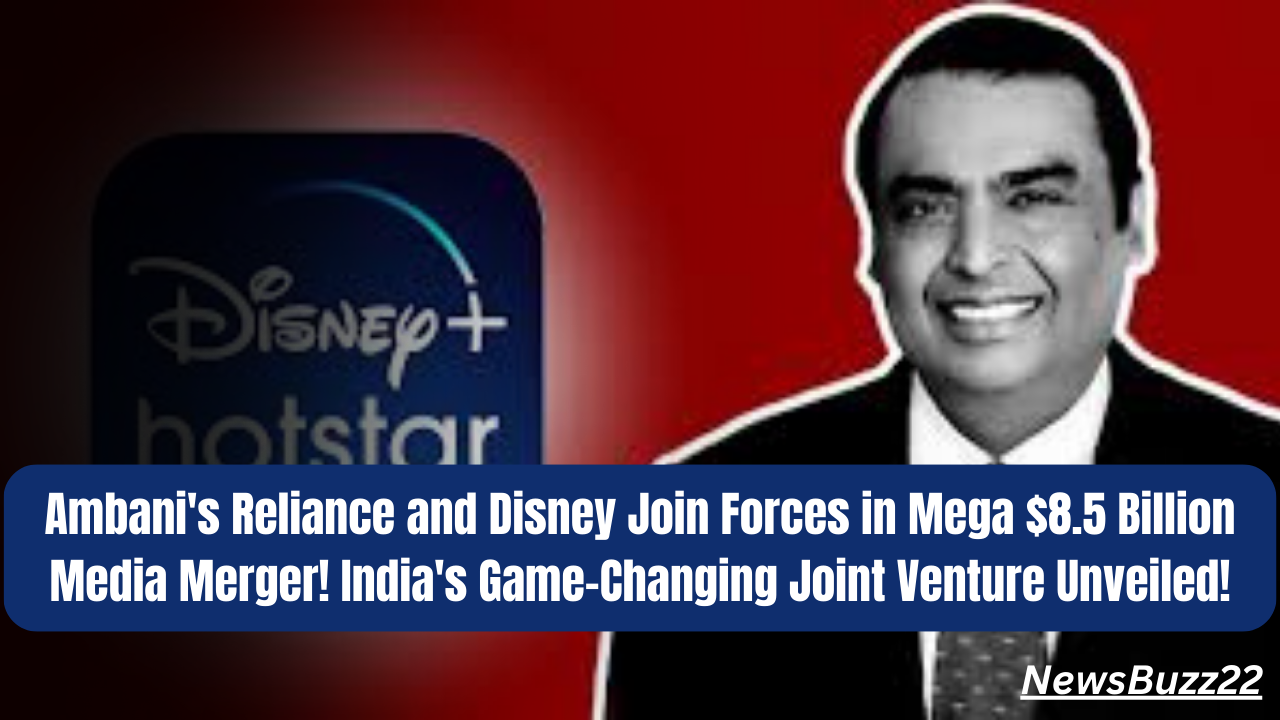 Ambani's Reliance and Disney Join Forces in Mega $8.5 Billion Media Merger! India's Game-Changing Joint Venture Unveiled!